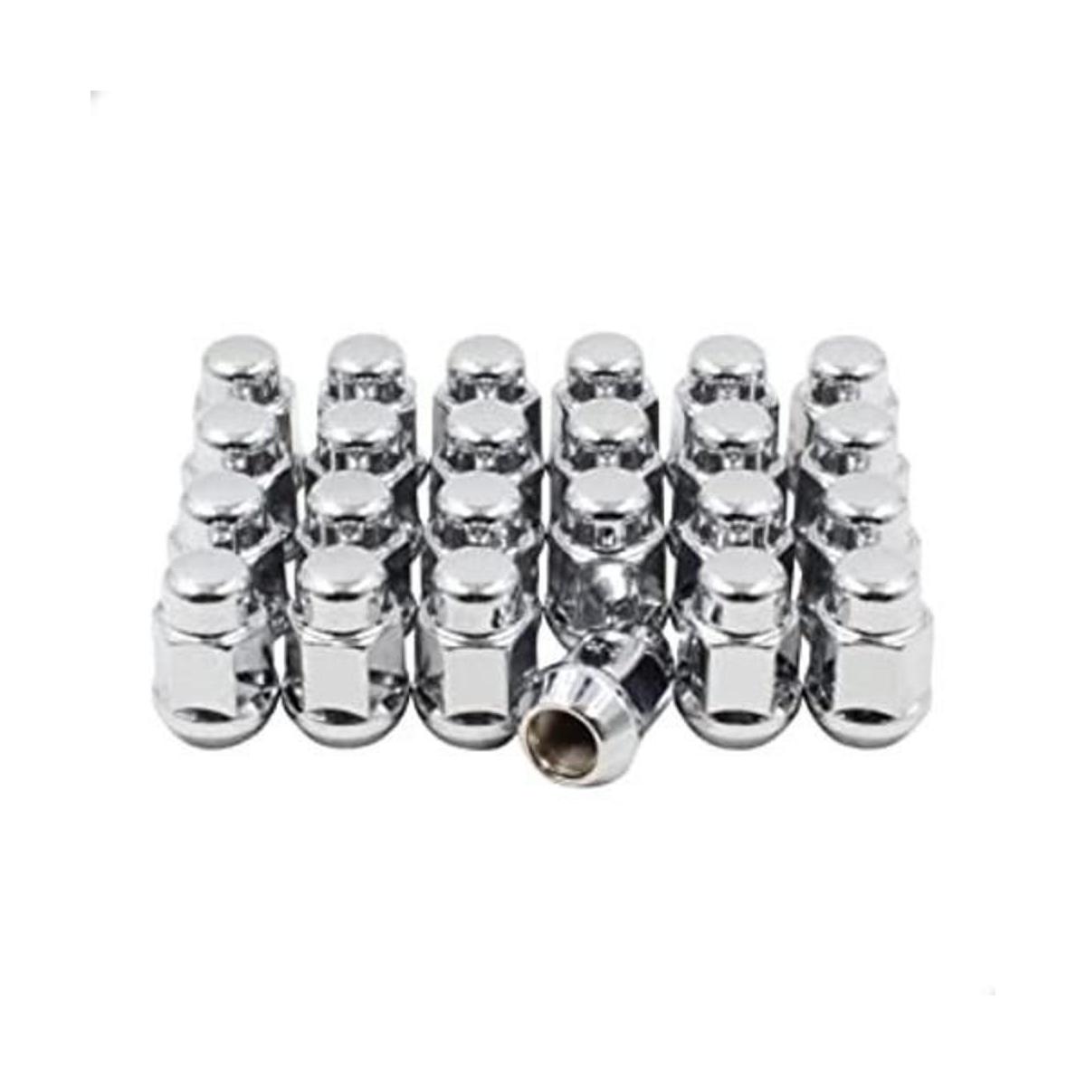 Wheel Accessories Parts Juego de 24 tuercas hexagonales de