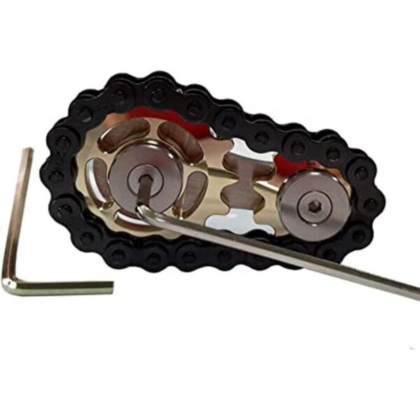 Bitopbi Cadena de piñón de acero inoxidable para ansiedad_1