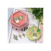 50 colgantes de cactus de esmalte de oro para hacer joyas
