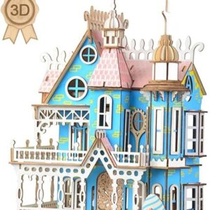 Wewinn Rompecabezas de madera 3D con grabado láser kit_1