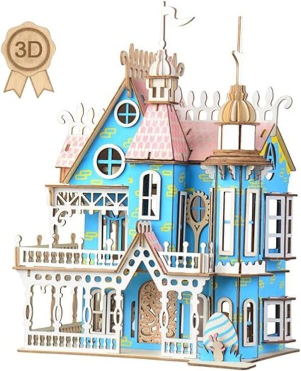 Wewinn Rompecabezas de madera 3D con grabado láser kit_1