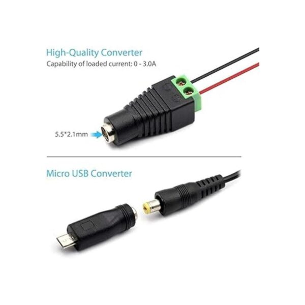 Belker Adaptador universal de 36 W 3 V 4.5 V 5 V 6 V_4