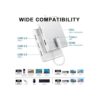 Adaptador USB C HDMI VGA USB 3.0 Weton 5 en 1 USB 3.1_6
