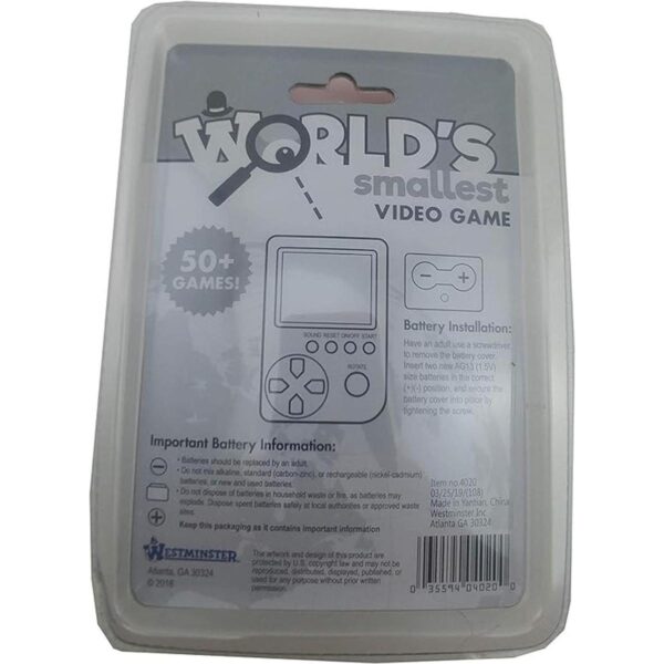 Westminister Videojuego de mano más pequeño del mundo más_2