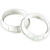Anillo de aluminio enchufes de base media color blanco_2