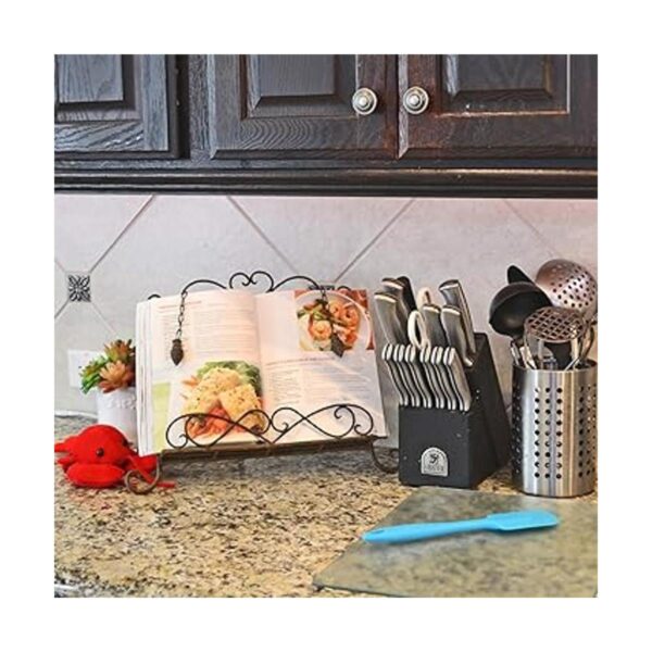Regalo navideño soporte de cocina de metal antiguo_2