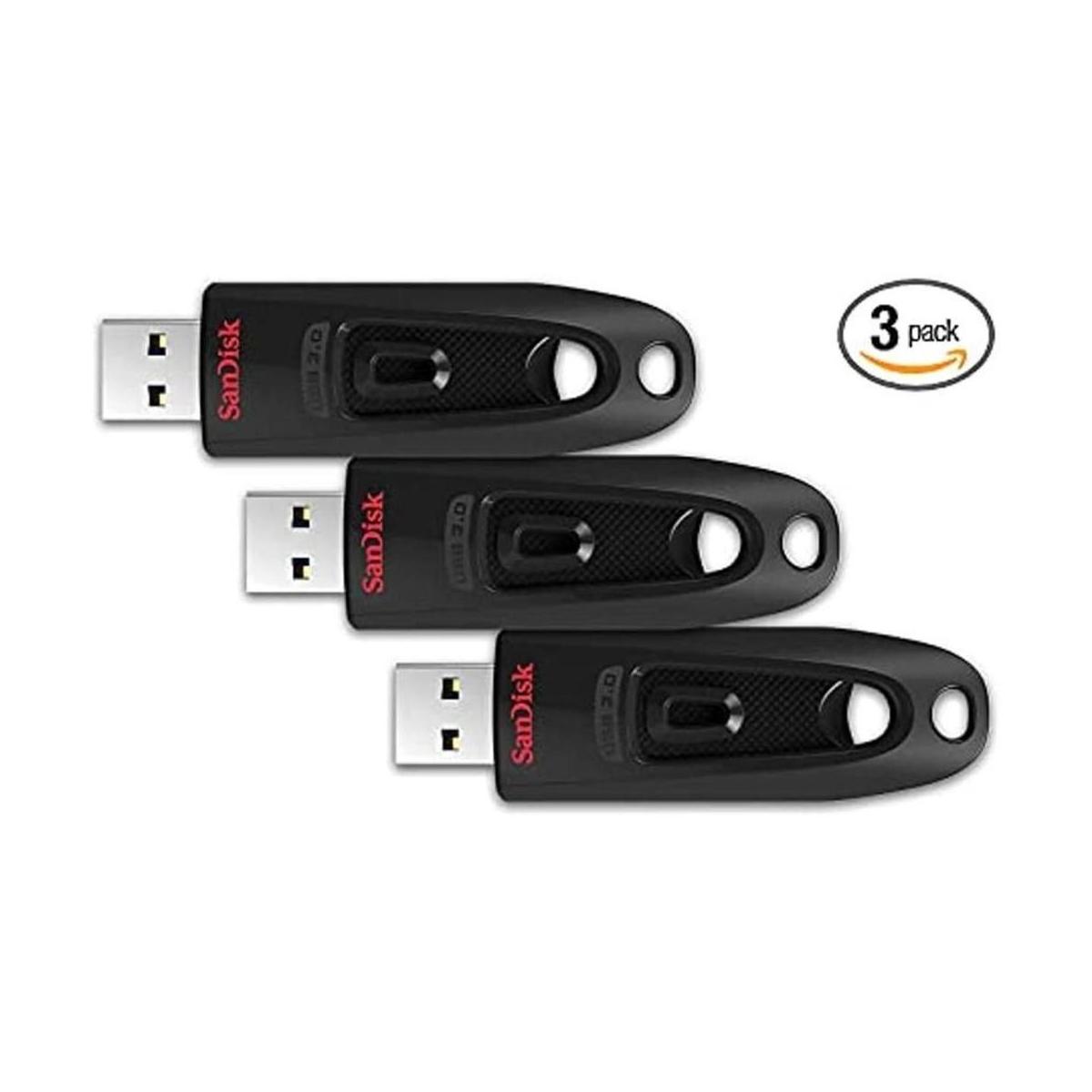 SanDisk Unidad flash Ultra USB 3.0 de 32 GB 3 x 32 GB