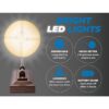 Westek Aplique de pared LED funciona con pilas paquete de_3
