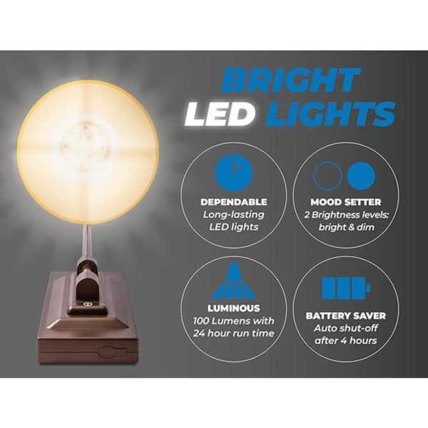 Westek Aplique de pared LED funciona con pilas paquete de_3