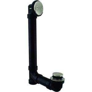 Westbrass TipToe Sch. 40 Residuos de baño ABS con codo de_1