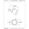 Westbrass R30626 Chatham Style Cabezal de ducha ajustable_3