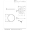 Westbrass Juego de coladores de ducha con tornillos_2
