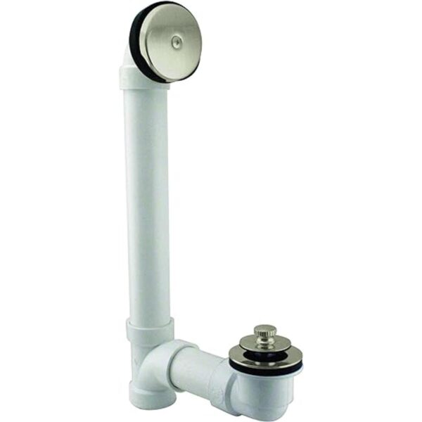 Westbrass Pull Drain Sch. 40 residuos de baño de PVC con_1