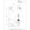 Westbrass blanco 1 12 en. Tubular Pull Desage_2