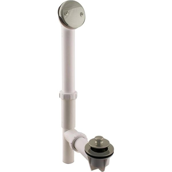 Westbrass blanco 1 12 en. Tubular Pull Desage_1
