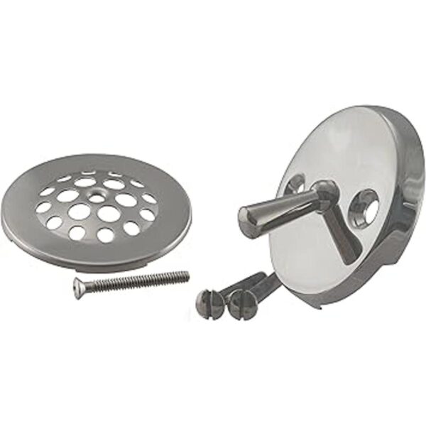 Westbrass Blanco Tubular Viaje Palanca Bathwaste de_3