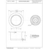 Westbrass d2082s extra deep ISE Disposición Brida Y_2