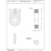 Westbrass D3636A05 Brazo de ducha montado en el techo_2