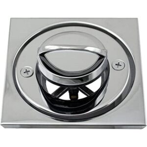 Westbrass D3201 Romano Tub Drain con D315 Tile cuadrado_1