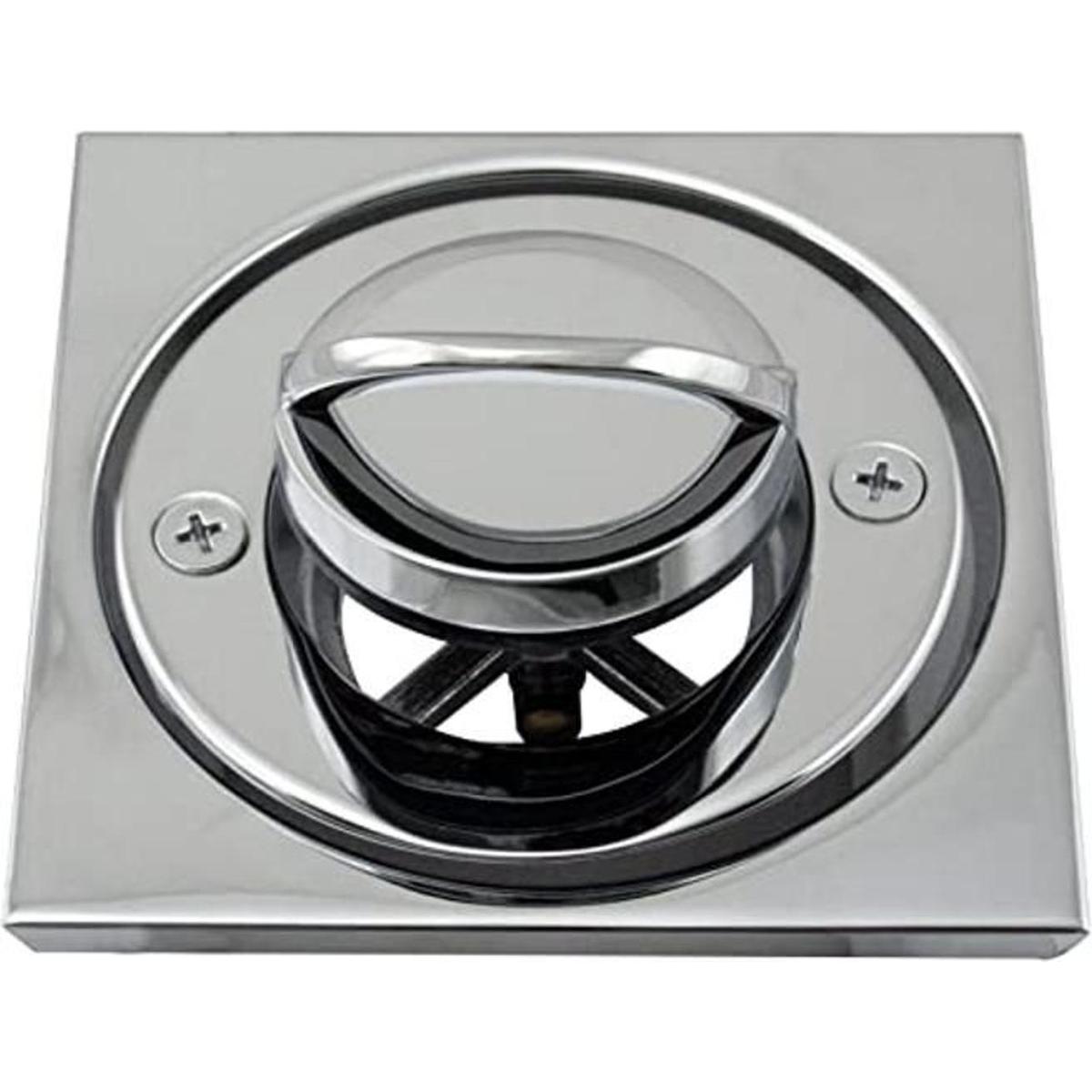 Westbrass D3201 Romano Tub Drain con D315 Tile cuadrado