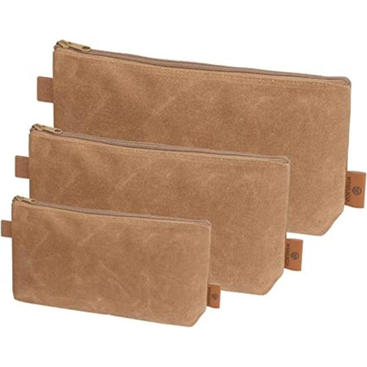 Wessleco 3 bolsas pequeñas para herramientas bolsa de