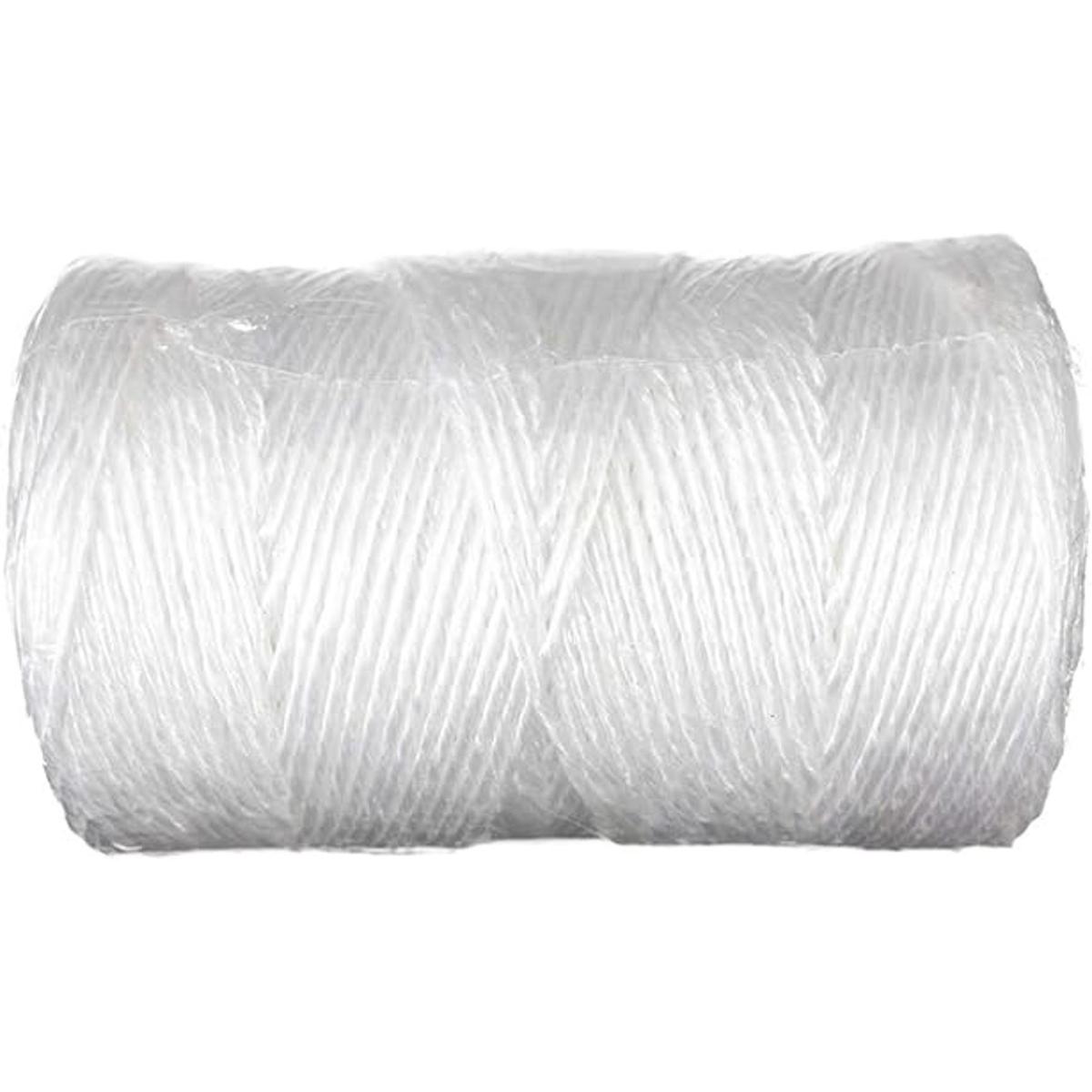 Tubo de cuerda de polietileno blanco de 1000 pies