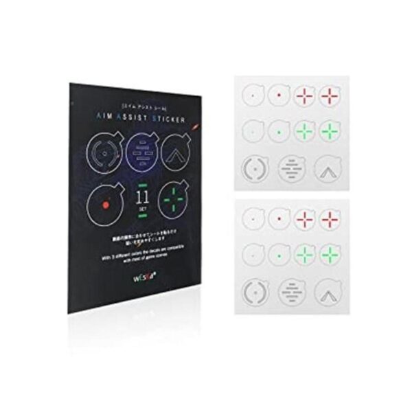 Reusable Transparent Aim Sight Assist Decals FastScope TV
