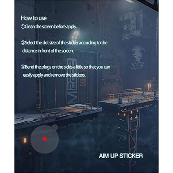 Reusable Transparent Aim Sight Assist Decals FastScope TV