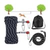 Cable de amarre para perro sistema de carretilla portátil