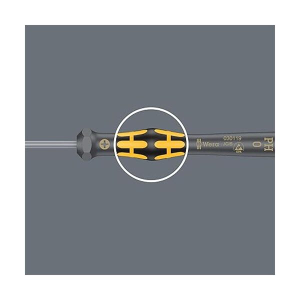 Wera 05030107001 1578 A ESD Kraftform Micro destornillador