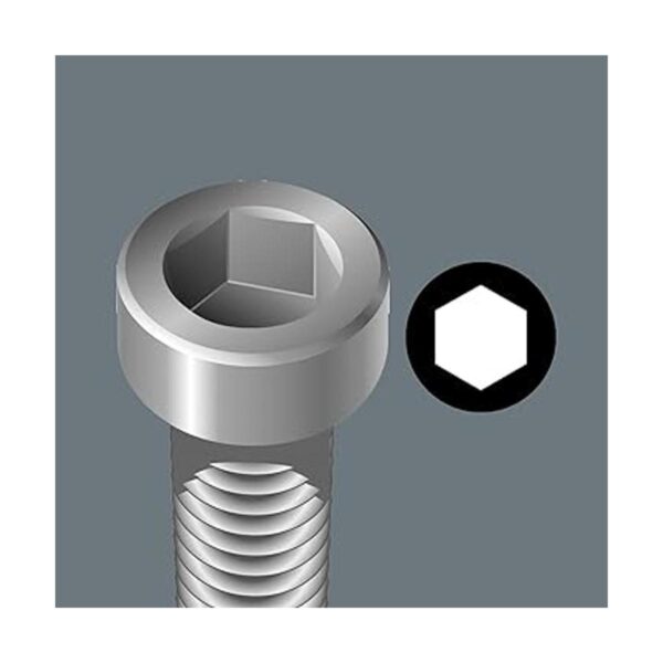 Wera 05073945001 Brocas para tornillos Hex Socket Impacto