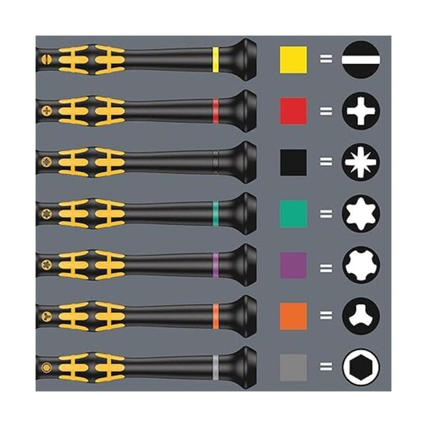 Wera 05030107001 1578 A ESD Kraftform Micro destornillador
