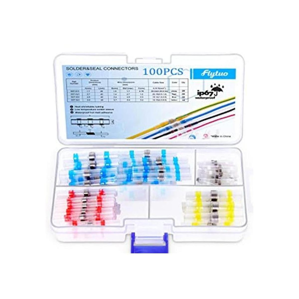 Flytuo 100 conectores de alambre de sellado de soldadura
