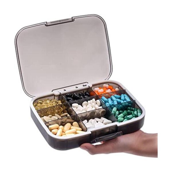 Restree Organizador de pastillas dispensador portátil de_1