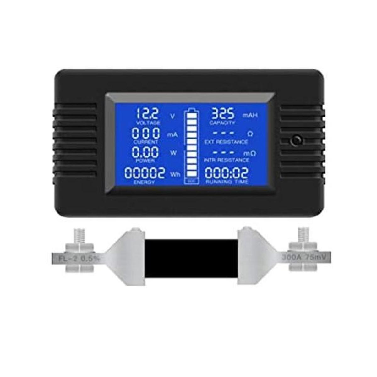 Medidor de monitor de batería multifunción de CC 0200 V