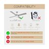 MOES Interruptor de pared inteligente WiFi para ventilador_2