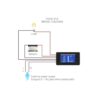 Medidor de monitor de batería multifunción CC 0200 V 010_3