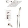 POP SANITARYWARE Sistema de ducha de níquel cepillado_1