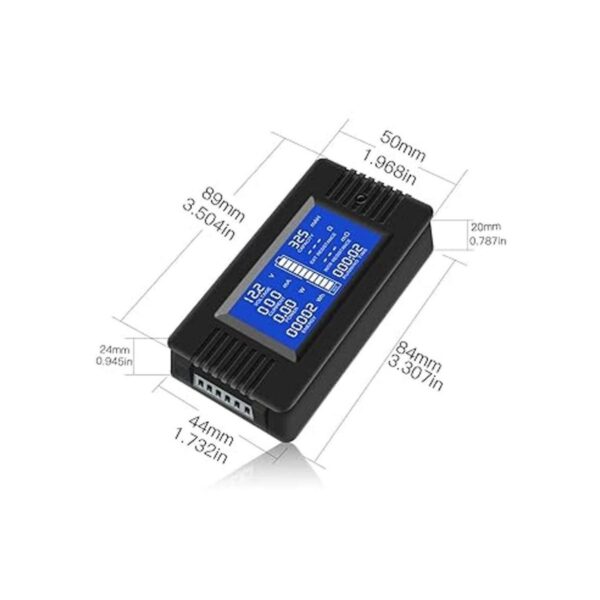 Medidor de monitor de batería multifunción CC 0200 V 010_4