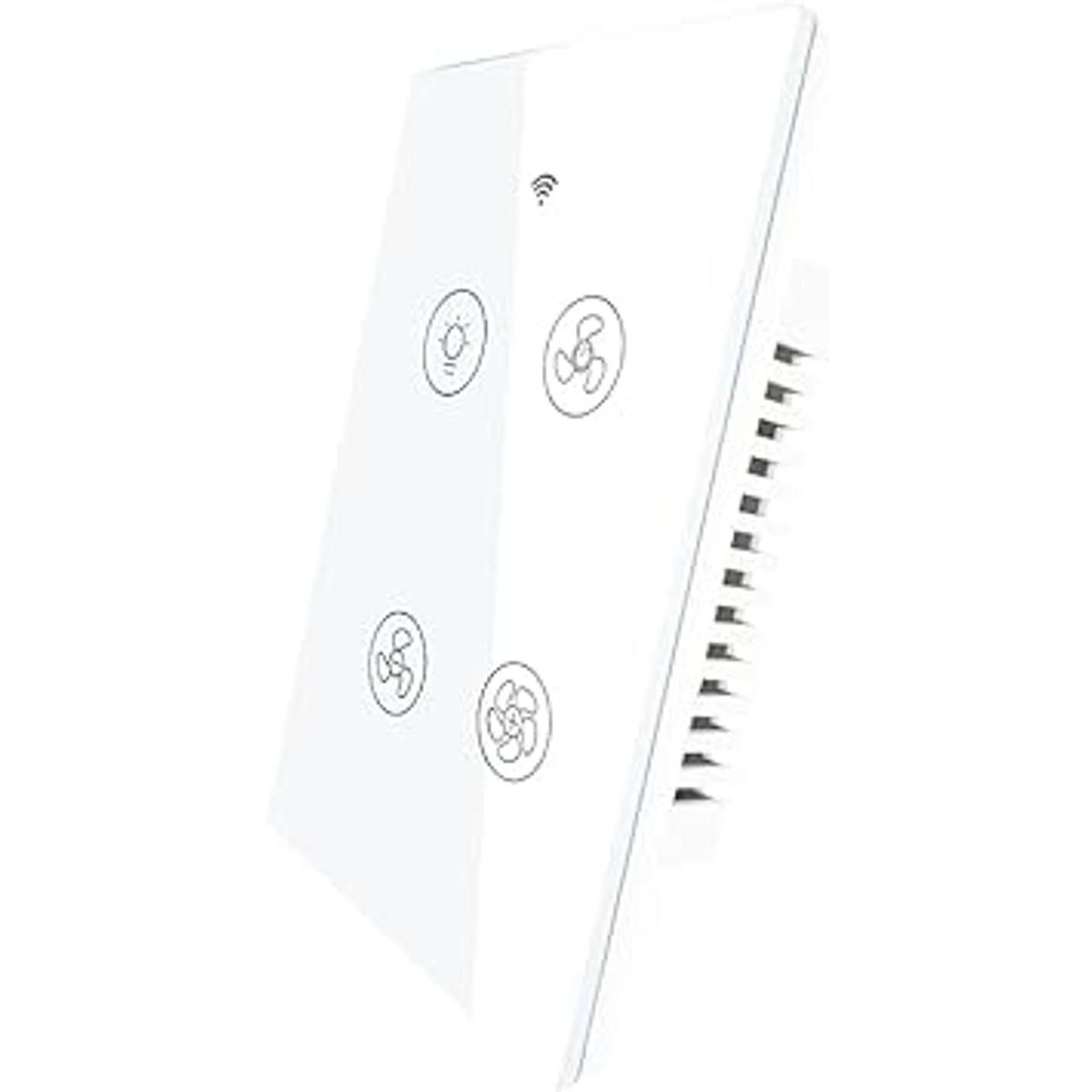 MOES Interruptor de pared inteligente WiFi para ventilador