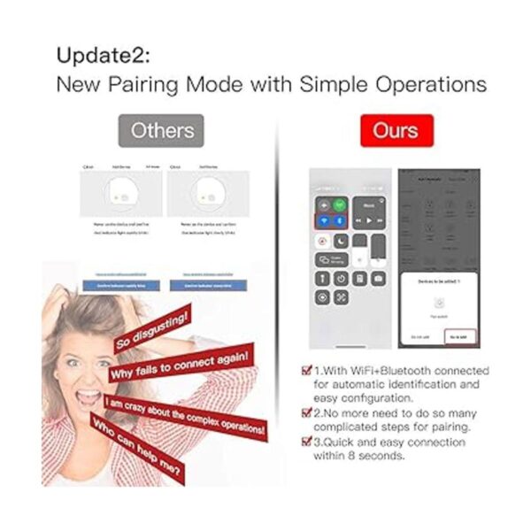 MOES Interruptor de pared inteligente WiFi para ventilador_3