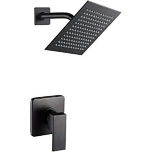 POP SANITARYWARE Juego de grifo de ducha negro mate_1