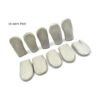 INNETOC Inton 10 pares de guantes de cuero de fieltro de_5