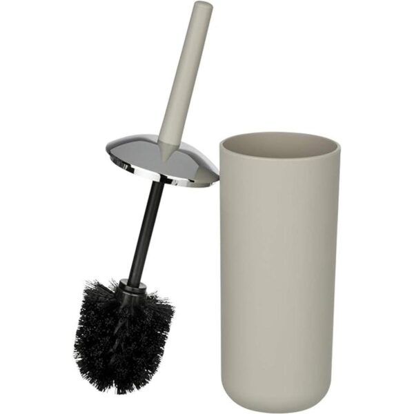 WENKO Taupe Brasil Cleaner Holder Toilet Bowl Brush