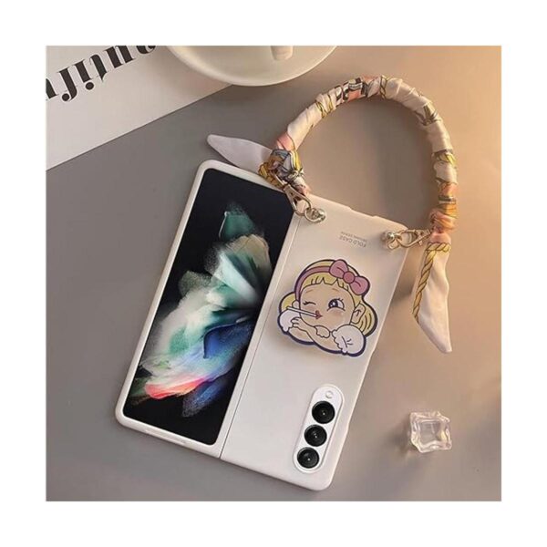 Funda para Galaxy Z Fold 3 con soporte para teléfono y_2