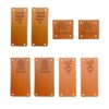 Wenplus 40 etiquetas plegables hechas a mano de cuero de_1