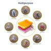 WenTao 100 bolsas de regalo de organza 4 x 4.72 colores_3