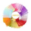 WenTao 100 bolsas de regalo de organza 4 x 4.72 colores_2