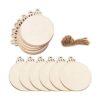 Wen XinRong 30 piezas DIY adornos de Navidad de madera sin_1
