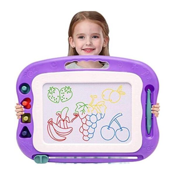 Wellchild Tablero de dibujo magnético juguetes para niñas_1